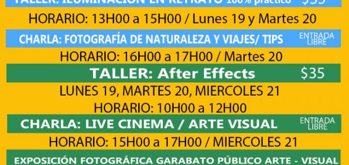 invitación artes vivas